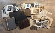 (1870s-1930s) HUGE Estate Photos Cleveland/Vermont Albums Cabinet Cards CDV WWI picture
