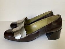 RARE 50s 60s Walter Steiger Bologna Pancaldi Maroon Leather Metal Detail 6 picture