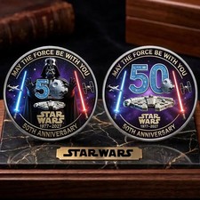 Star Wars 50th Anniversary Commemorative Coin picture