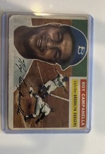 1956 Topps - Roy Campanella #101 Gray Back READ DESCRIPTION  picture