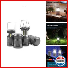Lichamp LED Camping Lantern 4 Pack Battery Powered Collapsible Hanging Light picture