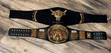 WWE THE ROCK OFFICIAL BRAHMA BULL CHAMPIONSHIP REPLICA BELT W/ BELT BAG picture