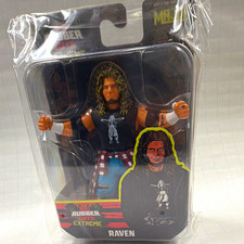 Major Big Rubber Guys Extreme Raven Wrestling Action Figure - Rubbed Raw picture