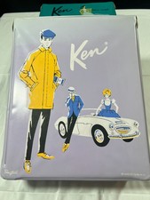 Vintage 1962 Lavender Ken Doll, Case W/ Accessories boxes, and clothing themes picture