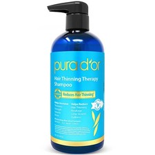PURA D'OR Dor Hair Thinning Therapy Shampoo Original Blue Label Shampoo 16 fl oz picture