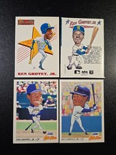 Ken Griffey Jr Big Head Fat Head 1990 1991 1992 1993 Score 4 Card #396 #436 #504 picture