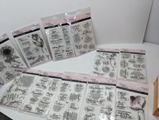 Stamp Simply photopolymer clear stamp set Lot Bible Scriptures And Floral... picture