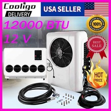 New 12V 12000 BTU Truck Cab Air Conditioner Split A/C for Semi Trucks RV Caravan picture