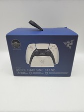 Razer Quick Charging Stand PS5 DualSense Wireless Controller New Sealed White picture