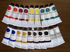 GAMBLIN Artist Oil Colours 🎨 HUGE Lot of 19 🎨 37ml tubes🔥NEW🔥 SAVE $$ L@@K picture