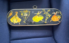 Vintage Gert Block Decoupage Wall Plaque Dancing Girls Watch Dial Gears Flushing picture