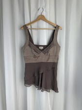 Karen Millen Vintage Y2K Silk Asymmetrical Cami picture