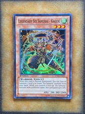 Yugioh Legendary Six Samurai - Kageki SDWA-EN018 Super Rare 1st Ed LP picture