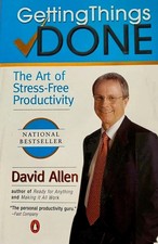 Getting things done Art of Stress Free Productivity David Allen book Excellent picture