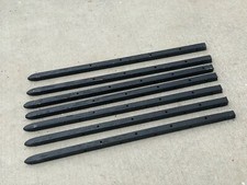 Sandbaggy Square Steel Concrete Form Stakes w/ Nail Holes - Rebar Pin picture
