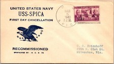 USS Spica (AK-16) 3.5.1940_US Navy First Day Cancellation_Recommissioned- D70780 picture