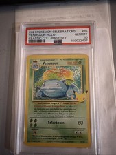 VENUSAUR Holo 2021 Pokemon Celebrations Classic 25th Anniversary PSA 10 Gem Mint picture