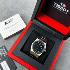 TISSOT PRX 40MM STAINLESS STEEL Black DIAL MEN'S WATCH T137.410.11.051.00 picture