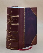 The Bhagavad Gita 1834 By Swami Chidbhavananda [Leather Bound] picture