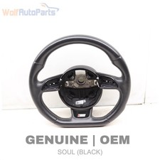 2014-2016 AUDI SQ5 - 3-Spoke Leather Sport Steering Wheel (Flat Bottom) picture