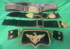 ORIGINAL CIVIL WAR UNION ARMY STAFF OFFICER EAGLE CARTRIDGE BOX picture
