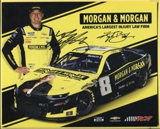 Kyle Busch Autographed Signed 8x10 Photo Morgan Hero Card - Nascar (1-171) picture