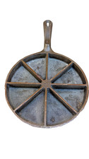 Wagner 1891 Cast Iron Pan - Cornbread Pan - 9 inches picture
