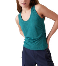 Athleta Women's Breezy Ruched Tank Top Sleeveless Size M Teal picture