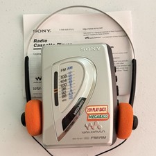 SONY Walkman WM-FX197 Cassette Player & AM/FM Radio- New Belt - Reconditioned picture