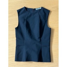 T by Alexander Wang Black Sleeveless Structured Shell Top Size 0 picture