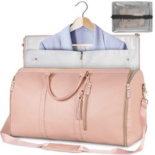Large Capacity Travel Duffle Bag Women's Handbag Folding Suit Bag Waterproof Clo picture