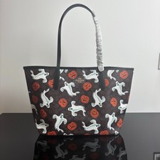 NWT CCE69 City Tote Bag Pumpkin Halloween Holidays picture