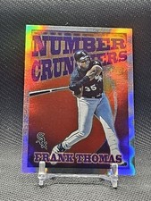 1997 Topps Chrome - Season's Best Number Crunchers Frank Thomas #SB2 Refractor picture