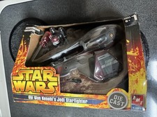 2005 AMT Ertl Star Wars Revenge Sith Obi-Wan Jedi Starfighter Die-Cast Model Kit picture