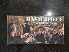 1970 Masterpiece - The Art Auction Board Game 100% Complete Box Corner Issues  picture