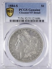 1884-S Morgan Dollar PCGS VF Details Cleaned “Major Key Date” picture