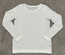 Lululemon Swiftly Tech Long Sleeve Breeze Relaxed Fit White Women’s 8 picture