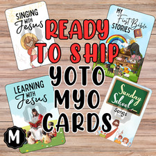 Yoto MYO Card Labels - READY to SHIP - Religious / Christianity Fun Labels picture