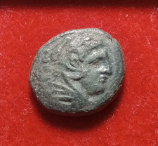 Macedonian Kingdom Alexander III 'the Great'. 336-323B.C. Æ Herakles thunderbolt picture