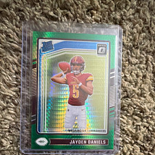 2024 Panini Optic Rated Rookie Green Hyper Prizm Jayden Daniels RC #248 picture