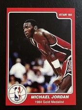 Star 1985 Michael Jordan 1984 Gold Medalist #7 Shop At Home Card Rare picture