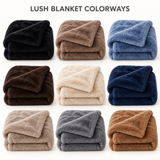 New Minky Couture Lush Blankets - All Colors - All Sizes -  picture