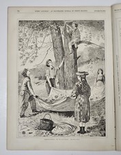 EVERY SATURDAY OCTOBER 29, 1870 FULL ISSUE:WINSLOW  HOMER RARE**CHESTNUTTING ** picture