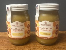 2 Bottles, True Sea Moss Gel Superfood Mango and Pineapple 16 fl oz EXP 05/2027 picture