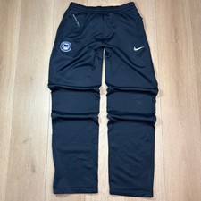 Vintage Nike Hertha BSC Berlin Mens Soccer Training Pants Black Joggers Medium picture