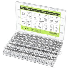 360Pcs Glass Fuse Assortment Kit 5x20mm 6x30mm Fast Blow Automotive 250V picture