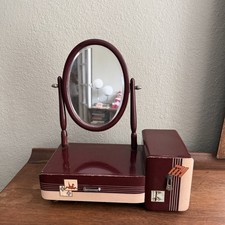 Vintage Japanese Kyodai Vanity – Jewelry Storage Mirror picture