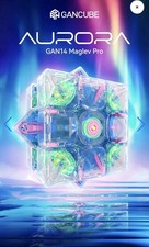 GAN14 Maglev Pro Aurora limited edition 3x3 speedcube picture