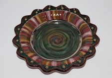 MACKENZIE CHILDS TRAPEZE SOUP BOWL #4 picture