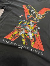 Kith Uncanny X-Men Graphic Crew Neck T-Shirt Men's L/XL Black picture